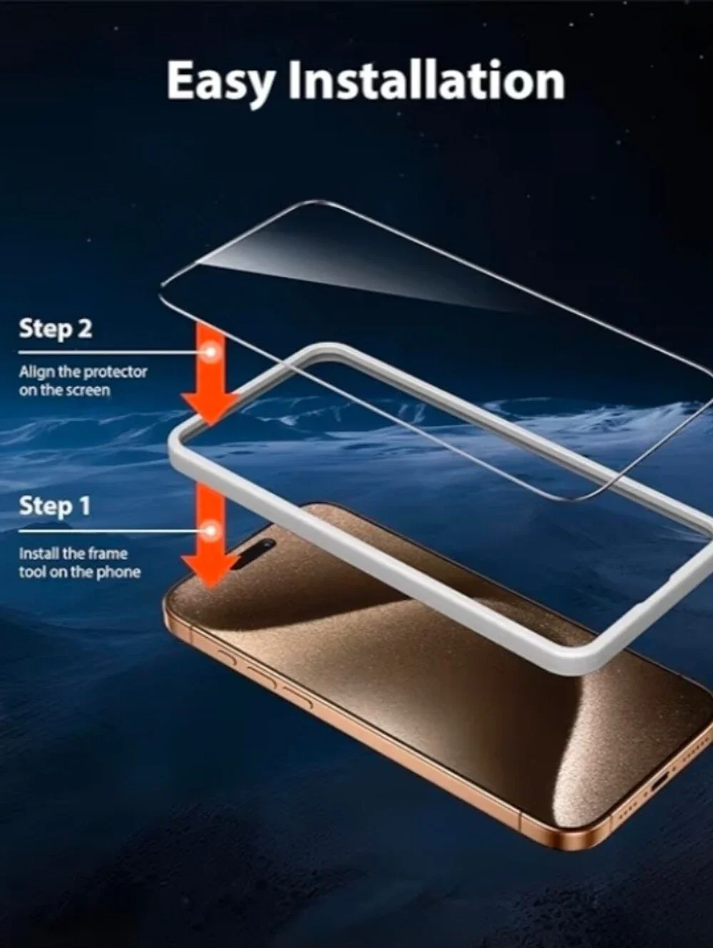 Mkeke 3 Pack Screen Protector for iPhone 15 Pro Max 6.7